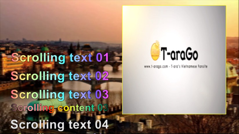 It’s the easiest way to add scrolling text on video