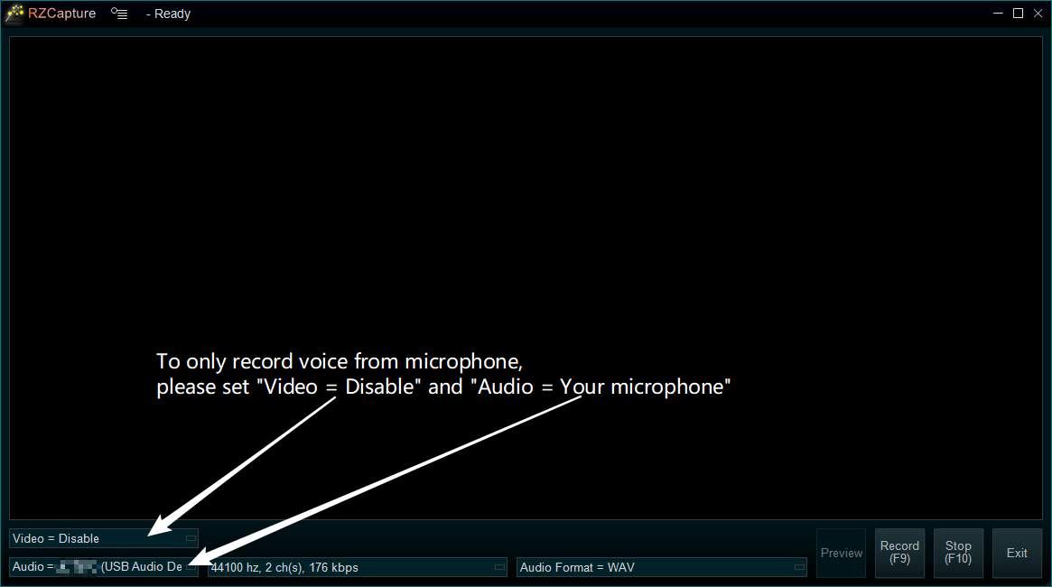 only record voice