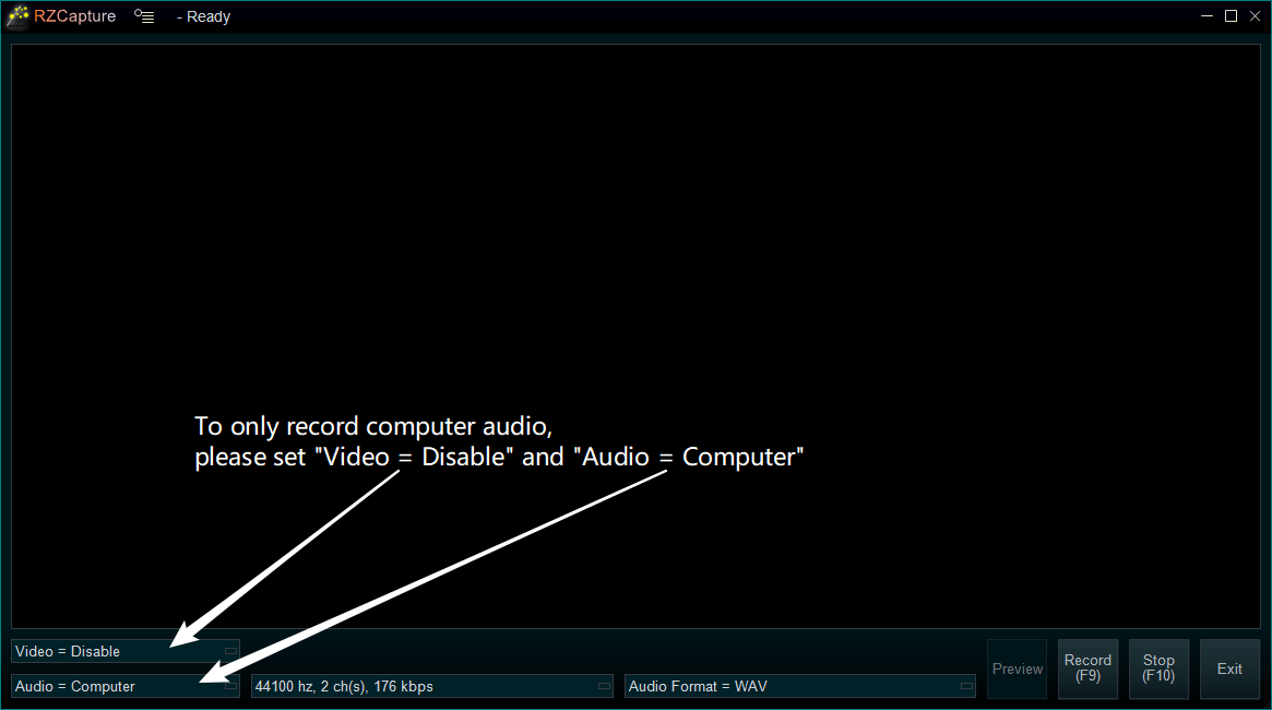 only record computer audio